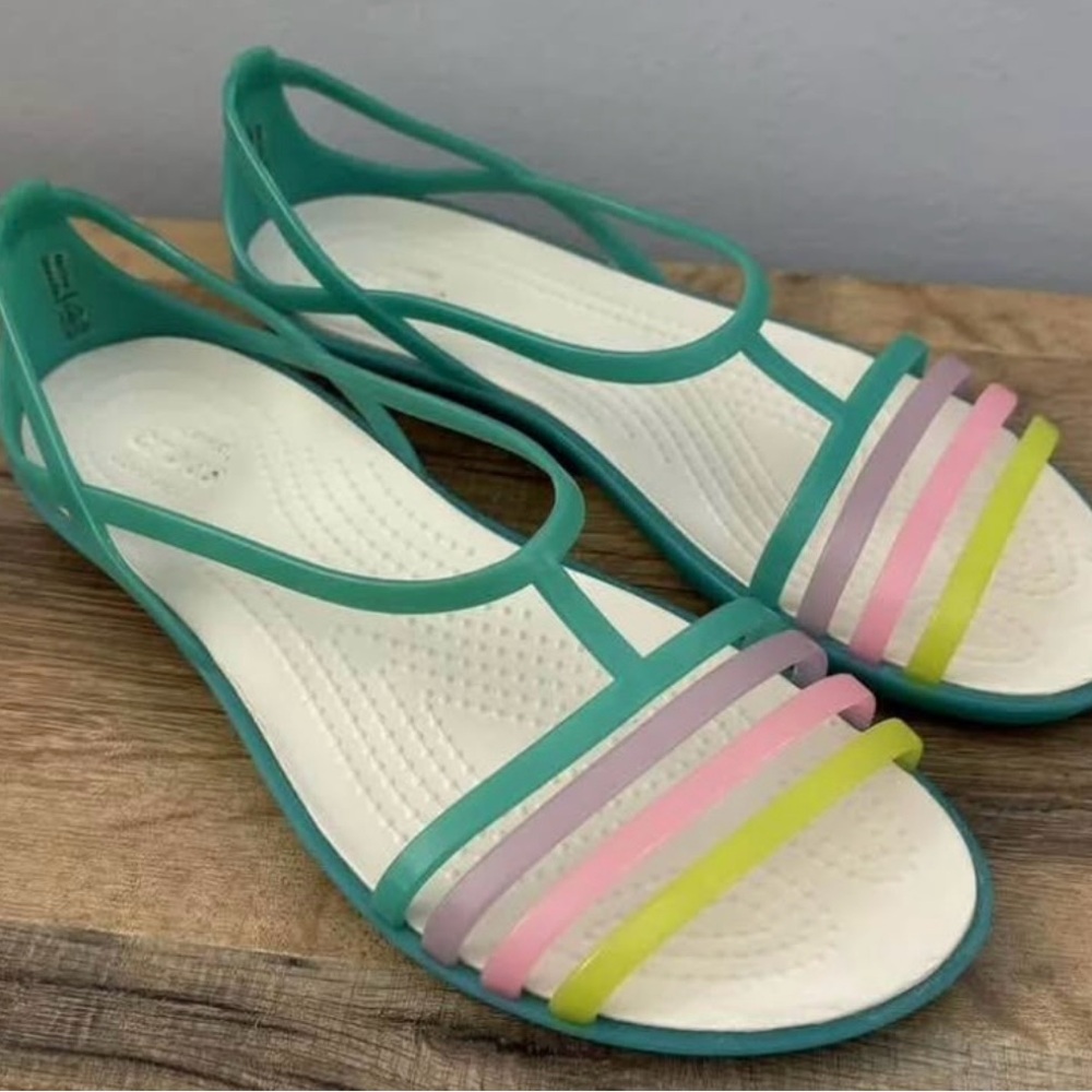 CROCS Multicolor Strappy Sandals